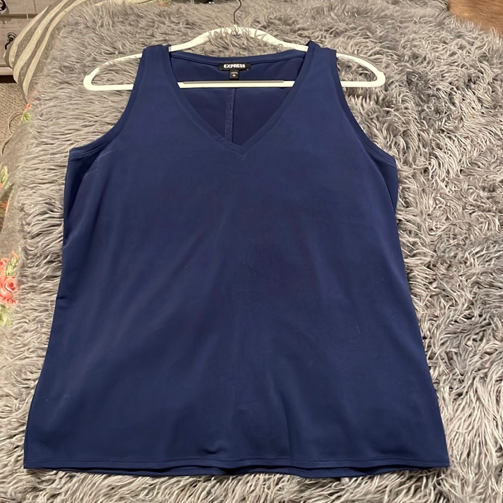 Express V-neck sleeveless blouse
